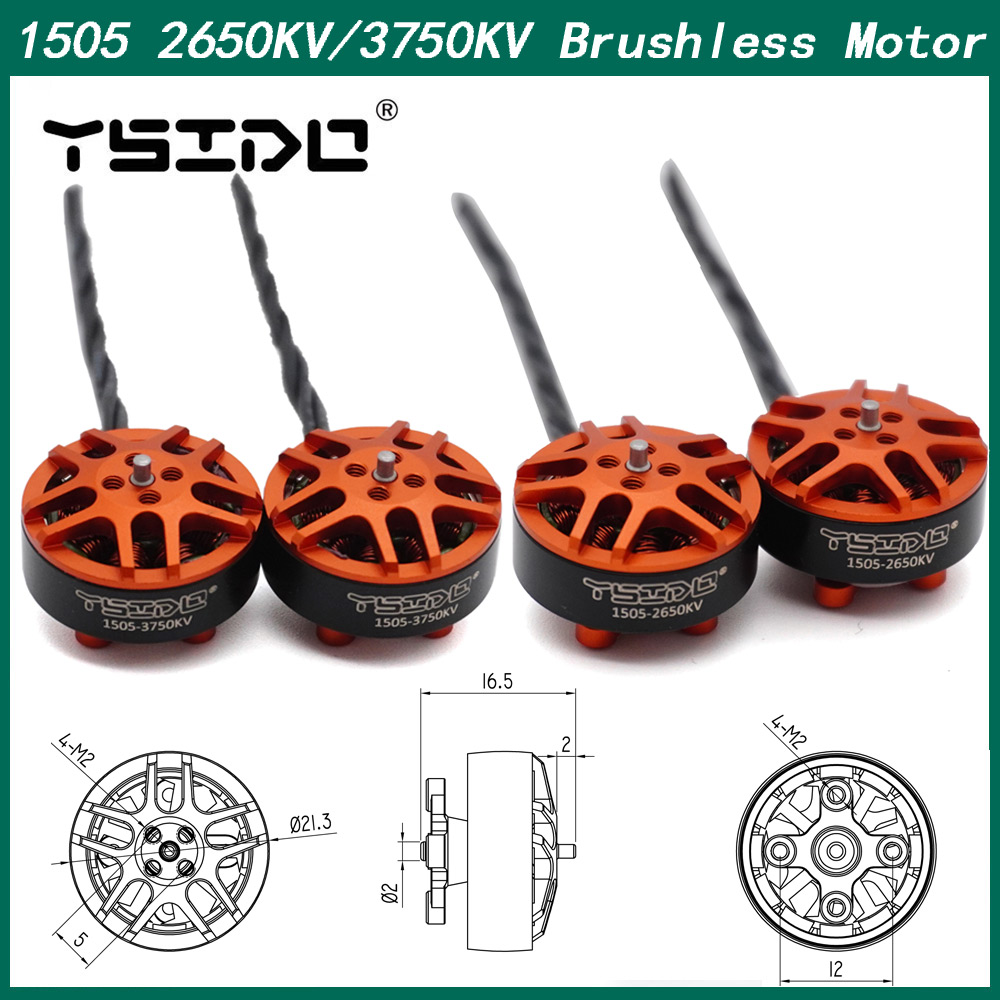 Walksnail Avatar Hd Goggles X - 4PCS YSIDO 1505 2650KV 3750KV Motor
